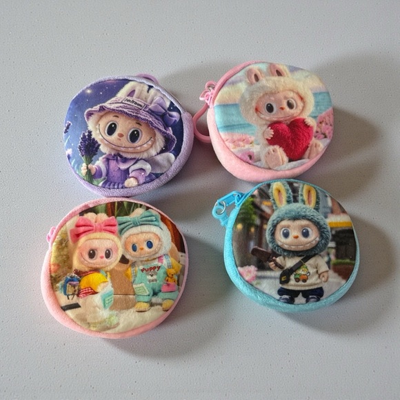 Labubu‎ Character Coin Pouch - Blue - Picture 3 of 3